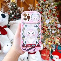 Ốp IP 14 Pro dẻo Baby Three xám trượt camera