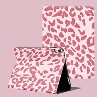 Ốp iPad Da Báo Màu Hồng Cho iPad Thế Hệ 9 / 8 / 7 10.2 inch (Mẫu 2021 / 2020 / 2019), Vỏ Air 4 / 5th, có Tự Động Đánh Thức / Ngủ