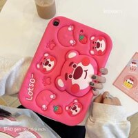 Ốp Ipad Gen 10 gấu dâu Lotso