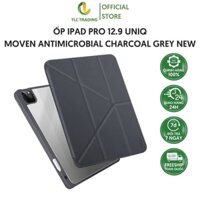Ốp Ipad UNIQ Moven Antimicrobial Charcoal Grey Cho iPad Pro 12.9 Inches