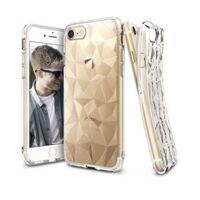 Ốp Iphone 7/8 dẻo trong vân kim cương - 003775