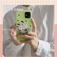 Ốp Iphone chú chó trượt ván + giá đỡ 13 Pro Max/13/13 Pro/12 Pro Max/12/212 Pro/11 Pro Max/11/Xs Max/X/Xs/8 Plus/7 Plus