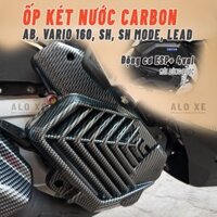Ốp két tản nhiệt Carbon Vario 160, AB 125/160 2023-2025 4val, Lead 2025, Sh Mode 2020-2025 và Sh 2023-2025 (Ốp lên zin)