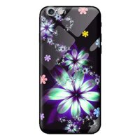 Ốp kính cho Iphone 6s mẫu HOA NỀN 2 - Hàng chính hãng