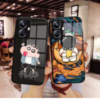 Ốp Kính Cho OPPO Realme 10 pro plus 5g Ốp điện thoại Kính Chất Lượng Cao Ốp điện thoại Cứng Silicon Mềm Edge