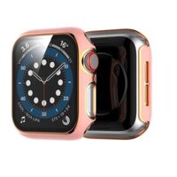 Ốp Kính Cường Lực Apple Watch Series 765SE4321 Đủ Size 38mm 40mm 41mm 42mm 44mm 45mm - Pink Rose Gold,40