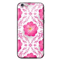 Ốp kính cường lực cho iPhone 6 Plus mẫu HOA HỒNG XANH 5 - Hàng chính hãng