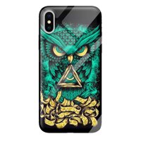 Ốp kính cường lực cho iPhone XS MAX mẫu CÚ 4 - Hàng chính hãng