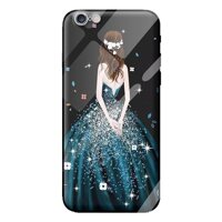 Ốp kính cường lực cho iPhone 6s mẫu công chúa 8 - Hàng chính hãng