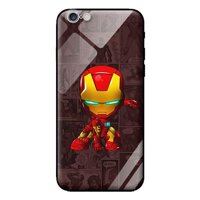 Ốp kính cường lực cho iPhone 6s Plus Ngươi Săt Chibi - Hàng chính hãng