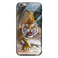 Ốp kính cường lực cho iPhone 6s mẫu hổ 218 - Hàng chính hãng