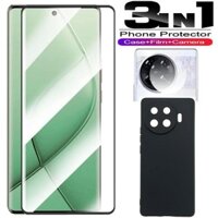 Ốp kính cường lực cong 3 trong 1 3D 9H cho kính bảo vệ màn hình Tecno Spark 20 Pro Plus cho Tecno Spark 20 Pro + Camera