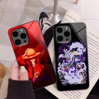 Ốp kính Iphone 12 / 12 PRO / 12 PRO MAX in hình luffy mũ rơm, one piece siêu đẹp