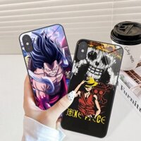 Ốp kính Iphone X / XS / XR / XS MAX in hình luffy mũ rơm, one piece siêu đẹp