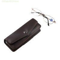 Ốp Kính Mát SHOEEMPORIUM Da PU Đơn Giản Người Trung Niên Và Người Cao Tuổi Kính Presbyopic Nam Di Động Retro Nữ Sinh Viên Hộp Đựng Kính