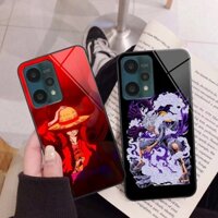 Ốp kính Realme 9 / 9 Pro / 9 Pro+ in hình luffy mũ rơm, one piece siêu đẹp
