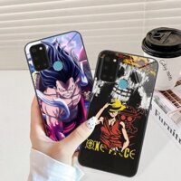 Ốp kính Realme C17 / 7i in hình luffy mũ rơm, one piece siêu đẹp