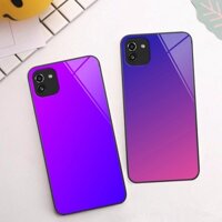 Ốp kính Samsung A03 màu gradient lấp lánh siêu đẹp
