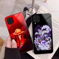 Ốp kính Samsung A22 4G / A22 5G in hình luffy mũ rơm, one piece siêu đẹp
