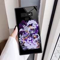 Ốp kính Samsung Note 9 in hình luffy mũ rơm, one piece siêu đẹp