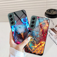 Ốp kính Samsung S22 / S22 Ultra rồng phượng siêu đẹp, cực ngầu, đầy mạnh mẽ .