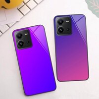 Ốp kính Vivo V25 5G màu gradient lấp lánh siêu đẹp