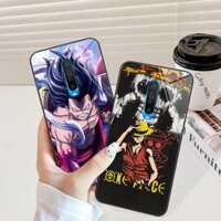Ốp kính Xiaomi Redmi K30 / Redmi K30 pro in hình luffy mũ rơm, one piece siêu đẹp