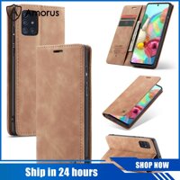 Ốp Lật Amorus Cho Samsung Galaxy A71 Ốp Điện Thoại CASEME 013 Series Ví Da LazadaMall