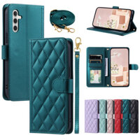 Ốp Lật Cho Samsung Galaxy A06 A16 A55 A35 A25 A15 A05 A05s A54 A34 A14 LTE A04 A04s A13 A23 A33 A53 A73 5G Bao Da Sang Trọng Ví Có Khe Cắm Thẻ Vỏ TPU Dây Đeo