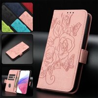 Ốp Lật Cho Xiaomi Poco M2 M3 F3 X3 Nfc Pro GT Da PU Dập Nổi Khe Cắm Thẻ Đứng Vỏ Bảo Vệ