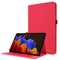 Ốp lật vải cho Samsung Galaxy Tab S9 Ultra 5G case SM-X910 X916 X918 S8 Ultra X900 X906 Vỏ mềm chống nứt S9Ultra S8Ultra 14.6 inch Giá đỡ vỏ có khe cắm thẻ
