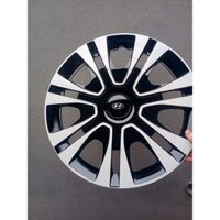 ốp lazaang R14 và R15 - ốp mâm  - ốp chụp mâm R15inch - ốp chụp mâm bánh xe  hyundai mẫu thể thao trắng đen