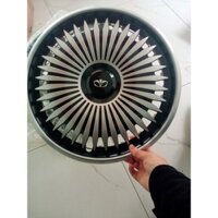 Ốp lazaang xe lanos daewoo R13 kèm logo y hình ốp mâm xe ô tô  vành sắt cỡ lốp R13inch ốp chụp mâm xe ốp trang trí