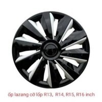Ốp lazang  R13, R14, R15, R16 inch đen, ốp mâm R13inch - R14inch - R15inch -R16inch ốp vành bánh xe ô tô giả đúc