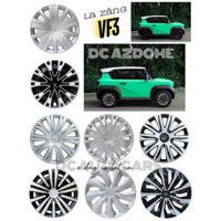 Ốp lazang VF3 mã 02A tặng kèm decal chữ V - Ốp lazang xe điện Vinfast -Ốp mâm VF3