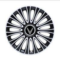 Ốp lazang VF3 , VF5S lốp R16 mã 06A  tặng lo.go decal chữ V - Ốp chụp mâm xe ô tô điện VF3, VF5S