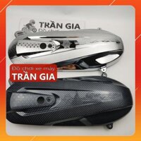 Ốp lốc máy lớn xe AB airblade năm 2013-2014-2015 ốp che lốc nồi sau xi inox crom- phụ kiện trang trí air blade