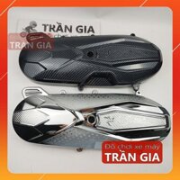 Ốp lốc máy lớn xe AB airblade năm 2016-2017-2018-2019 che nồi cacbon xi inox - phụ kiện trang trí air blade