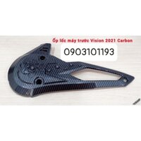 Ốp lóc máy trước Cacbon xe Vision 2021-2023. (version3)