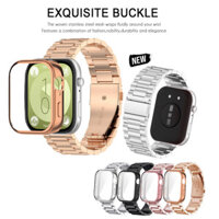 Ốp lưng 2in1 + Dây đeo đồng hồ bằng thép không gỉ mạ toàn bộ cho Huawei Watch Fit 3 / 2 fit3 fit3