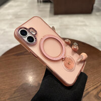 Ốp Lưng 360 Độ Sang Trọng Cho Điện Thoại ° Ốp Điện Thoại Có Vòng Đỡ Nam Châm Xoay Cho iphone 16 pro max 15 plus iphone 13 14 15 Pro Max Giá Đỡ