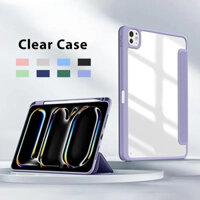 Ốp Lưng Acrylic Cho Ipad A16 Air M3 Pro 11 M4 M2 2025 11th 10th 9th Thế Hệ Cho Ipad mini7 / 6 Air 5 4 3 2 8th 7th 6th Mini 6 Funda Bao Phụ Kiện