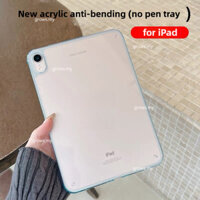 Ốp Lưng Acrylic Chống Sốc Cho iPad Pro 11 2024 M4 10th Gen Mini A17 Pro 10.2 Air Mini 7 6 5 4 10.9 2022 2021 2020 Vỏ Màu Trong Suốt Cản Full Shell
