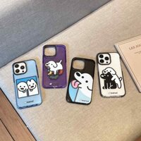 Ốp lưng acrylic lấp lánh [Matsui Dog] iPhone11 / 12 / 13 / 14 / 15 ProMax / pro Full Wrap Vỏ mềm chống sốc Vỏ bảo vệ chất lượng cao