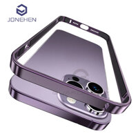 Ốp Lưng Ánh Sáng Khung Kim Loại Nhôm Siêu Mỏng Cho iPhone 12 13 14 Plus 15 16 Pro Max Phụ Kiện Bảo Vệ Hợp Kim Sang Trọng