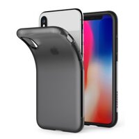 Ốp Lưng Anker KARAPAX Touch iPhone X – ốp mép mềm dẻo Gel mềm dẻo, Vỏ da KARAPAX [Hỗ trợ sạc không dây] [Thin Slim Fit] [Chống trầy xước] cho iphone X, iphone XS – A9004