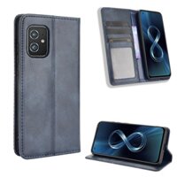 Ốp lưng ASUS Zenfone 8 ZS590KS / 8Z Flip Cover Từ tính Ví doanh nghiệp Vỏ da PU Giá đỡ thẻ