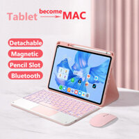 Ốp Lưng Bàn Phím Cho Infinix X Pad XPad 11 Inch 2024 Da PU Bàn Phím Chuột Bluetooth Miễn Phí Có Khe Cắm Bút