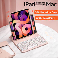 Ốp Lưng Bàn Phím Cho Lenovo Tab M11 11 Inch 2024 M11 B11 K11 11inch Cho Xiaoxin Pad 2024 11 "TB331FC 720° Vỏ xoay Vỏ bàn phím Acylic trong suốt từ tính