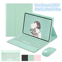 Ốp Lưng Bàn Phím Cho Xiaomi Pad 5 2021 Có Bàn Phím Cho Xiaomi mi Pad 5 Pro Bàn Phím Bluetooth Chuột 11 inch